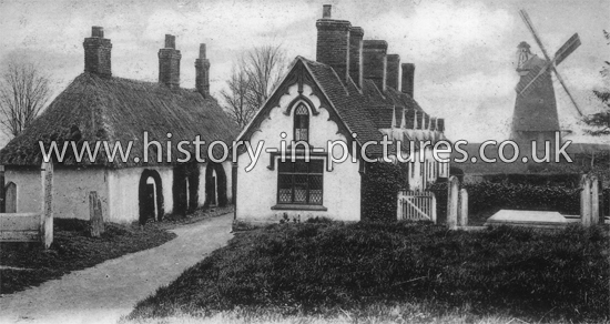 Old Almhouses, Thaxted, Essex. c.1906